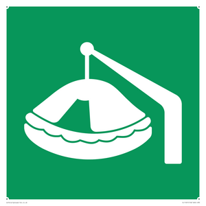 E039 safe condition davit launched liferaft